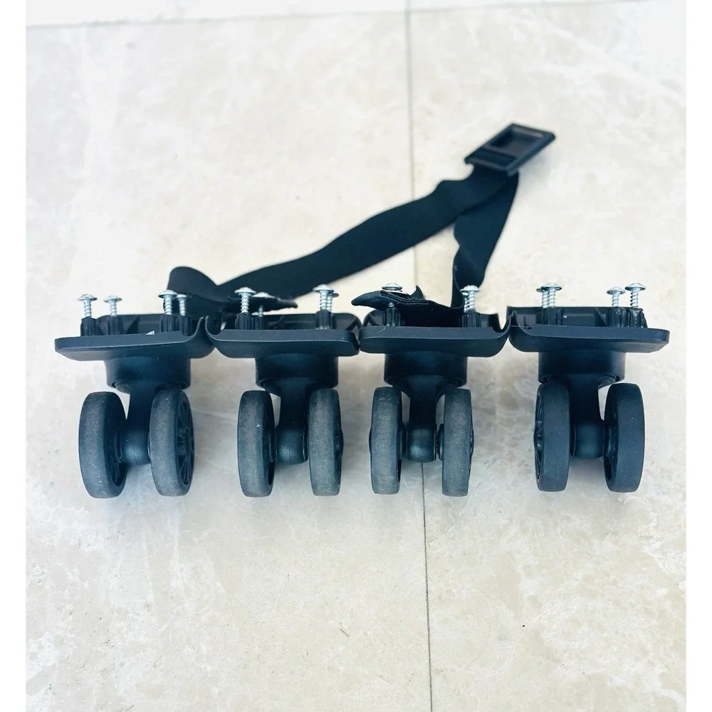OEM‎ Wheels Delsey Storm Plus Spinner Set of 4 Double Wheels From Large Suitcase